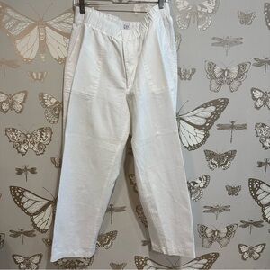 The Gap White Linen Pants